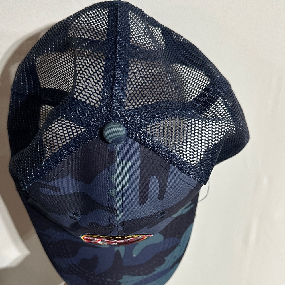 Indiana Fever Navy Camo Mesh Trucker Hat - Picture 2 of 6